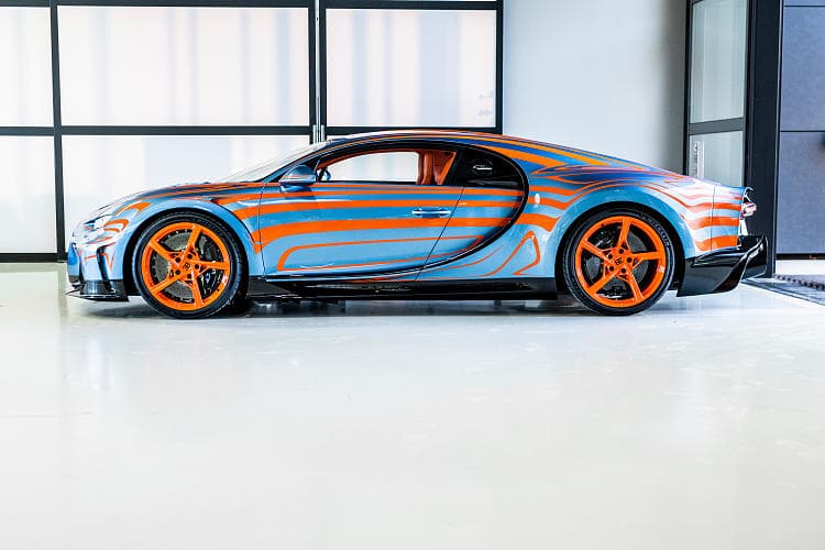 布加迪 Chiron super sport vague de lumiere 高清全屏壁纸