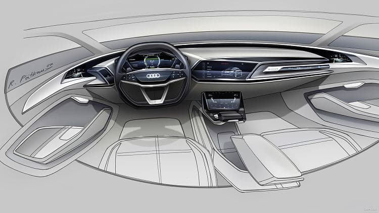 奥迪 概念车 e-tron sportback concept 高清手机竖屏壁纸