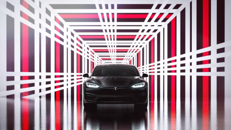 特斯拉 Model S  高清全屏壁纸