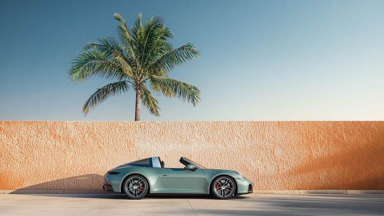 保时捷 911 Targa 4S 高清全屏壁纸