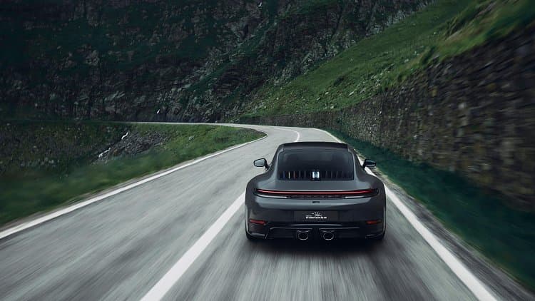 保时捷 911 Carrera 4 GTS Sonderwunsch 高清全屏壁纸