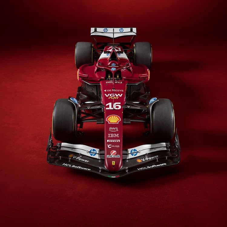 F1 法拉利 SF-25 2025赛季用车 高清全屏壁纸