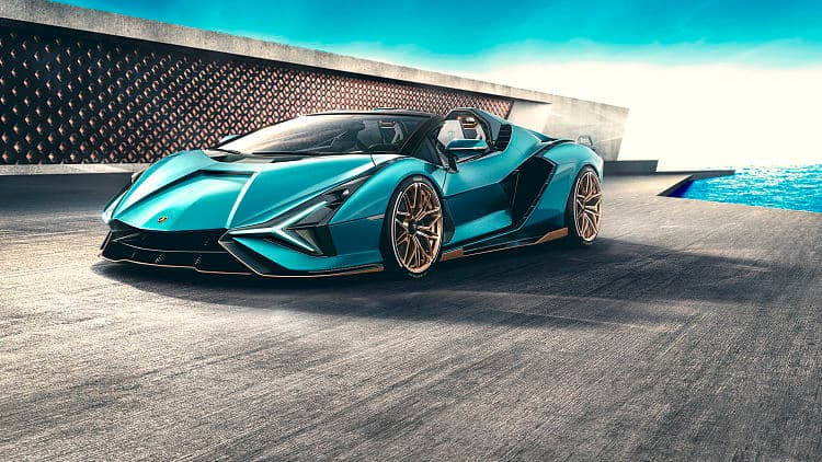 兰博基尼 Sian roadster 高清全屏壁纸