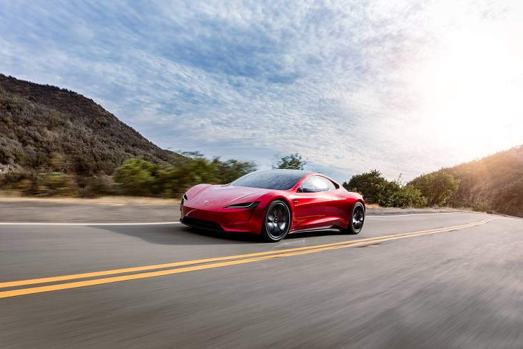 特斯拉 Roadster  高清全屏壁纸