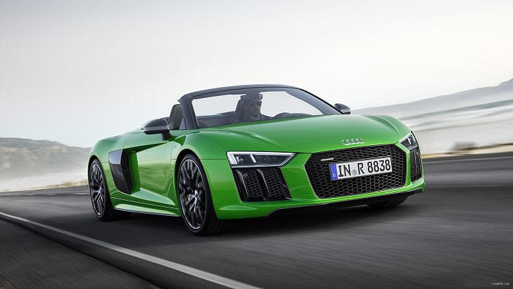 奥迪 R8 spyder v10 plus 高清全屏壁纸