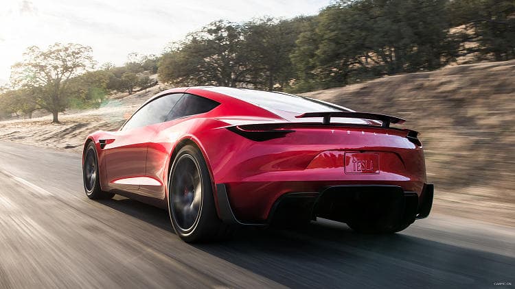 特斯拉 Roadster  高清全屏壁纸