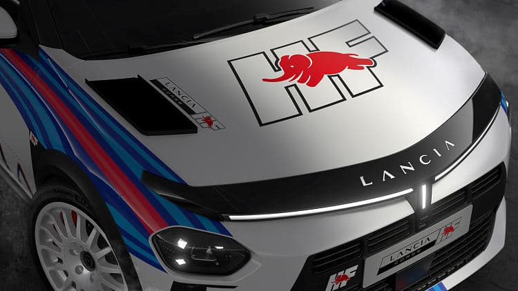 蓝旗亚 Ypsilon rally 4 hf 高清全屏壁纸