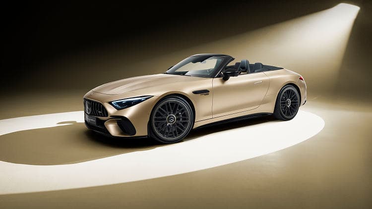 奔驰 AMG SL 63 4matic golden coast 高清全屏壁纸