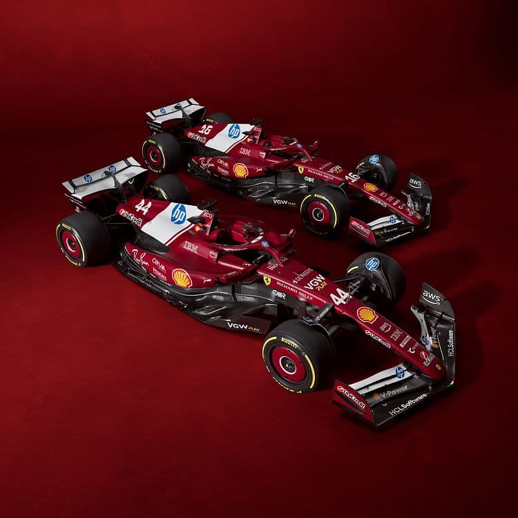 F1 法拉利 SF-25 2025赛季用车 高清全屏壁纸
