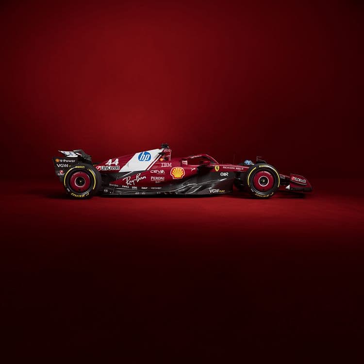 F1 法拉利 SF-25 2025赛季用车 高清全屏壁纸