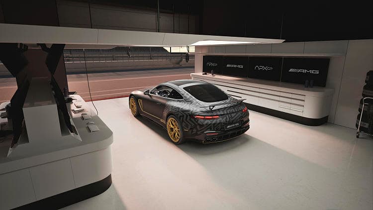 奔驰 AMG GT F1电影特别版 高清全屏壁纸