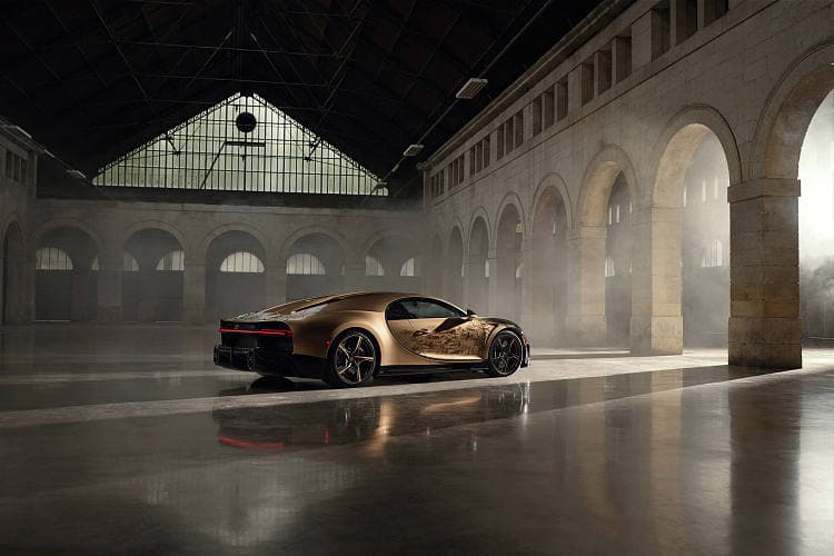 布加迪 Chiron super sport golden era 高清全屏壁纸