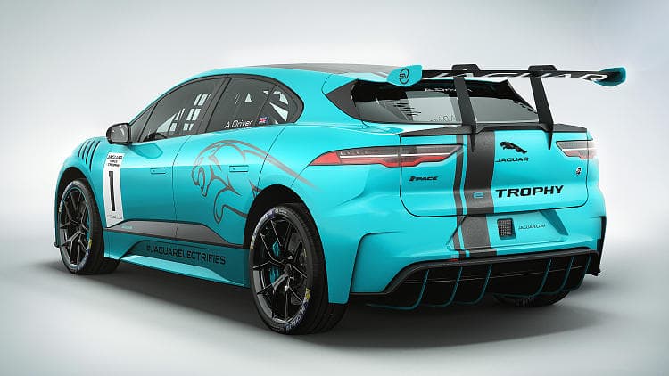 捷豹 I-PACE etrophy racecar 高清全屏壁纸
