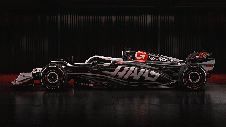 F1 哈斯 VF-24 高清全屏壁纸