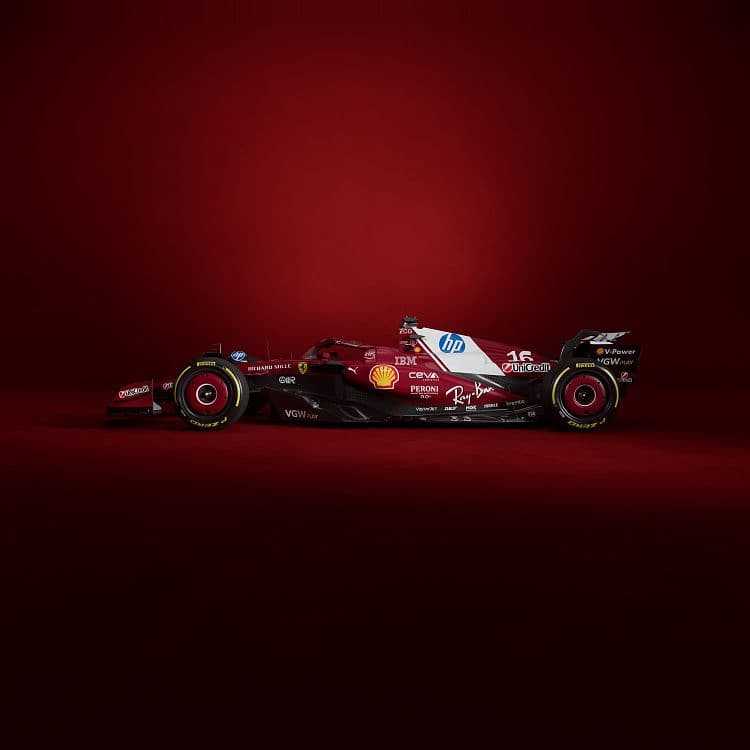 F1 法拉利 SF-25 2025赛季用车 高清全屏壁纸