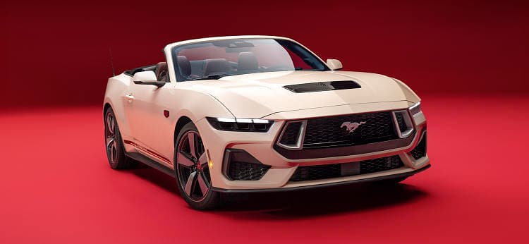 福特 Mustang gt convertible 60th anniversary package 高清全屏壁纸