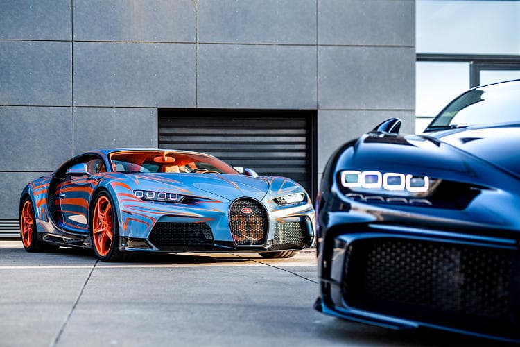布加迪 Chiron super sport vague de lumiere 高清全屏壁纸