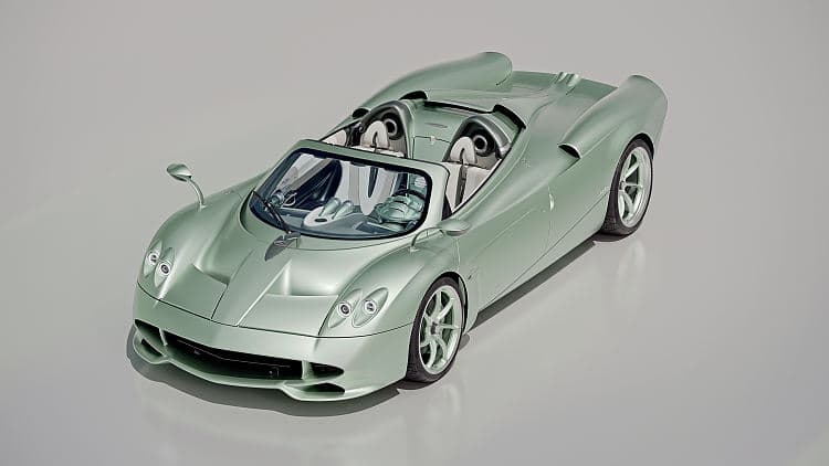 帕加尼 Huayra Codalunga Speedster 高清全屏壁纸