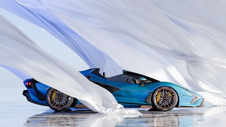 兰博基尼 Sian roadster 高清全屏壁纸