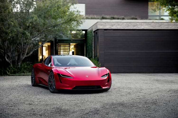 特斯拉 Roadster  高清全屏壁纸