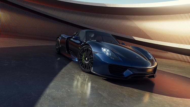 保时捷 918 spyder 高清全屏壁纸
