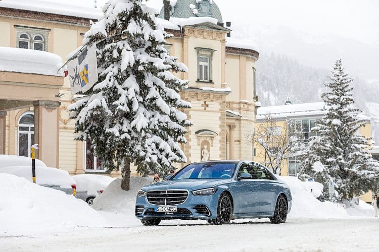 奔驰 S级 450d 4matic lang amg line manufaktur 高清全屏壁纸