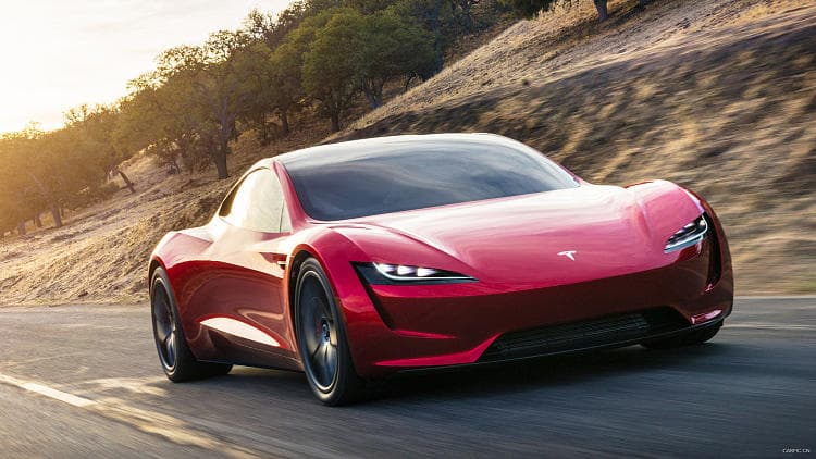 特斯拉 Roadster  高清全屏壁纸