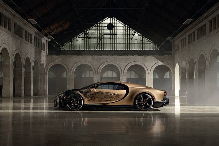 布加迪 Chiron super sport golden era 高清全屏壁纸