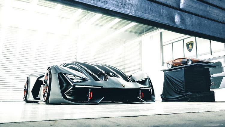 兰博基尼 Terzo Millennio concept 高清全屏壁纸