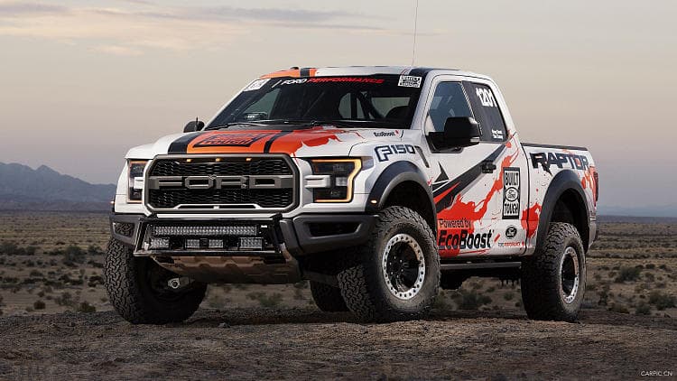 福特 F150 猛禽 race truck 高清全屏壁纸