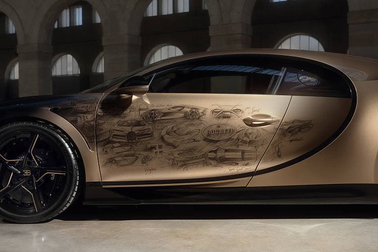 布加迪 Chiron super sport golden era 高清全屏壁纸