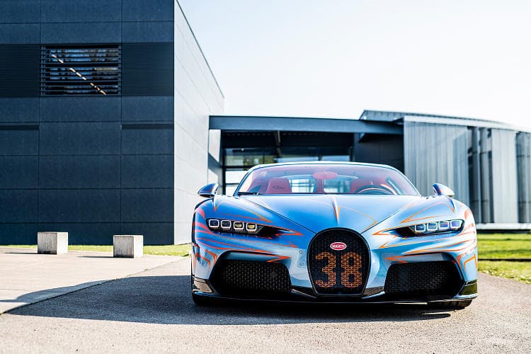 布加迪 Chiron super sport vague de lumiere 高清全屏壁纸