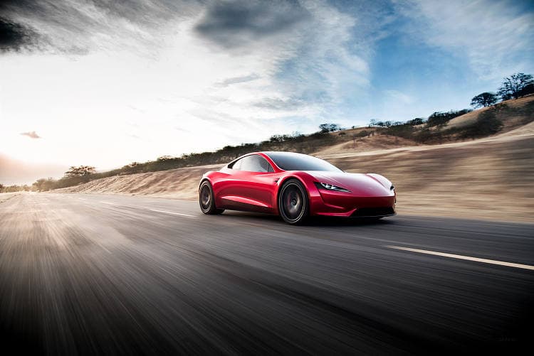 特斯拉 Roadster  高清全屏壁纸
