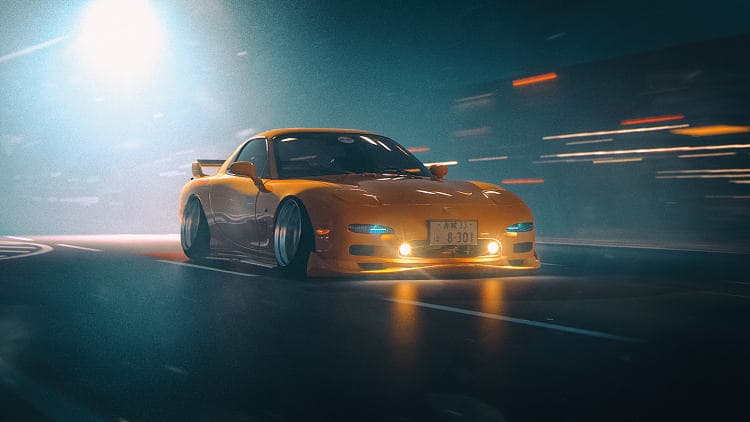 马自达 RX7  高清全屏壁纸