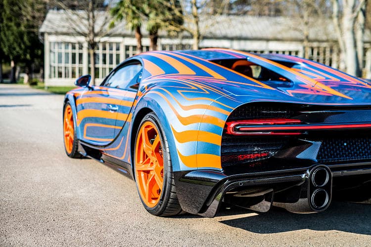 布加迪 Chiron super sport vague de lumiere 高清全屏壁纸