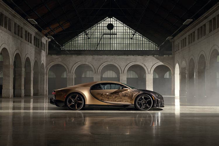 布加迪 Chiron super sport golden era 高清全屏壁纸