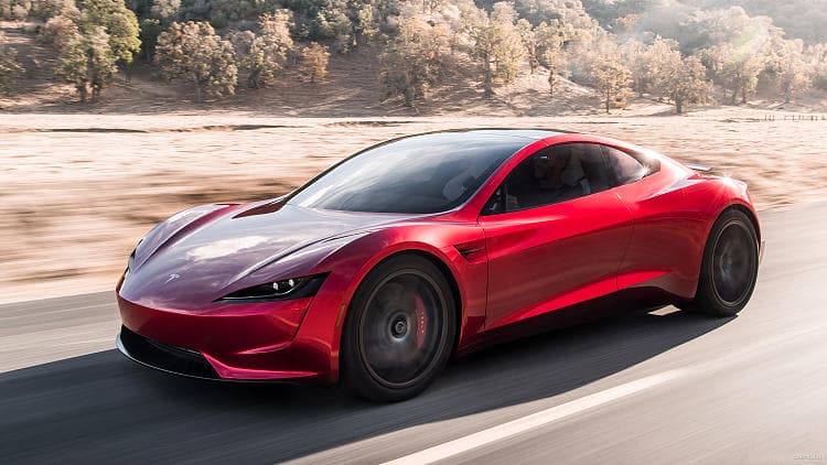 特斯拉 Roadster  高清全屏壁纸