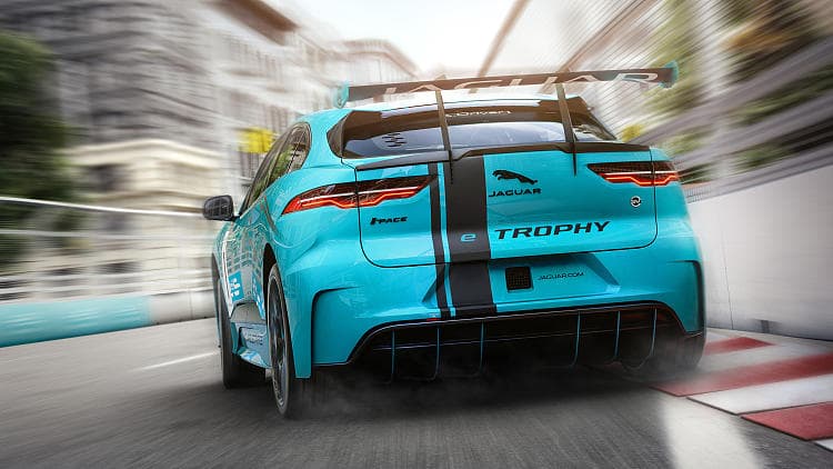 捷豹 I-PACE etrophy racecar 高清全屏壁纸
