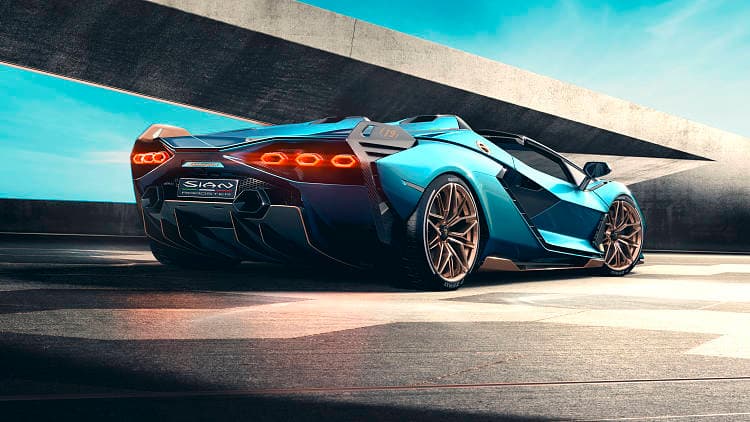 兰博基尼 Sian roadster 高清全屏壁纸