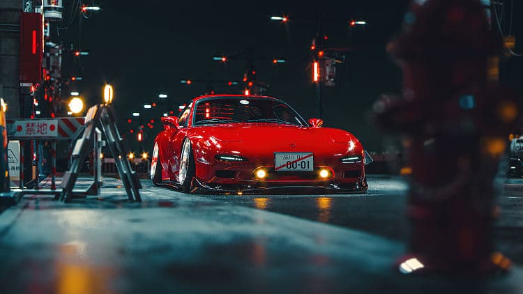 马自达 RX7  高清全屏壁纸