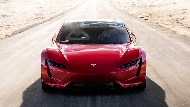 特斯拉 Roadster  高清全屏壁纸