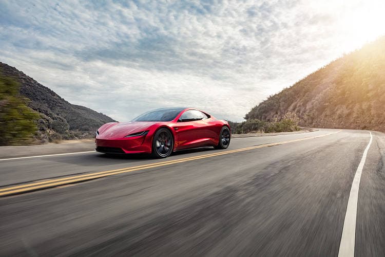 特斯拉 Roadster  高清全屏壁纸