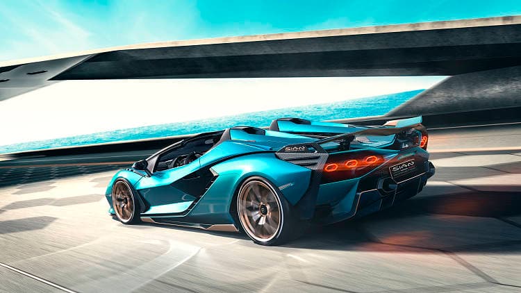 兰博基尼 Sian roadster 高清全屏壁纸