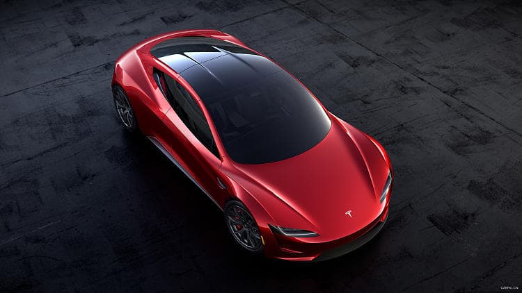 特斯拉 Roadster  高清全屏壁纸