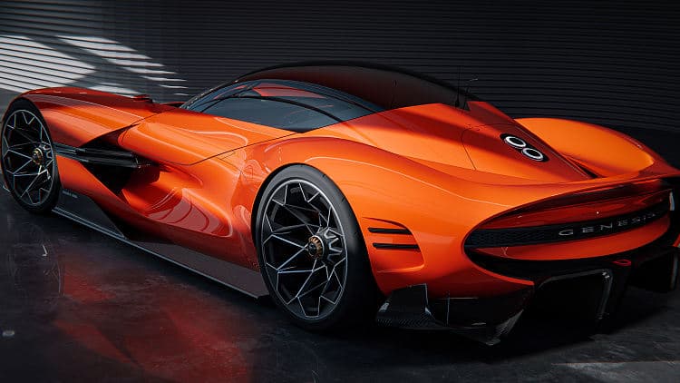 捷尼赛思 X Gran Berlinetta  高清全屏壁纸