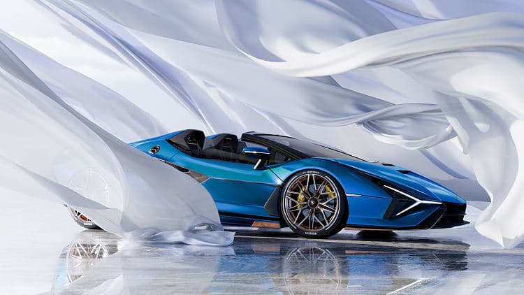 兰博基尼 Sian roadster 高清全屏壁纸