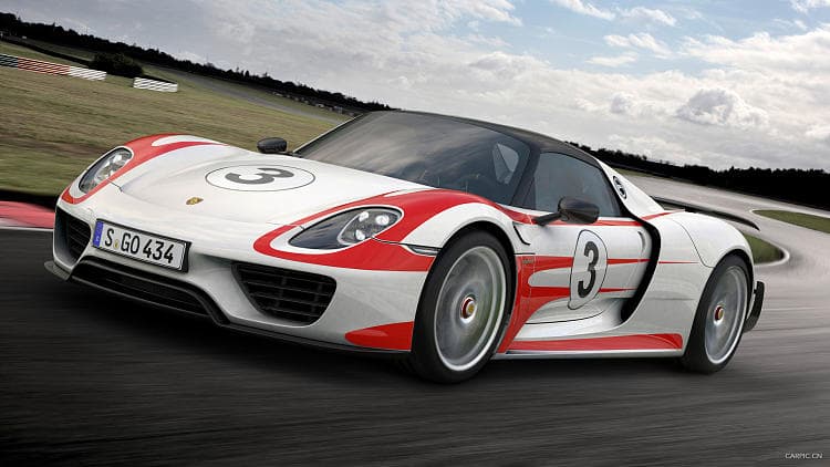 保时捷 918 spyder 高清全屏壁纸