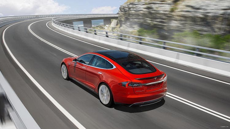 特斯拉 Model S  高清全屏壁纸