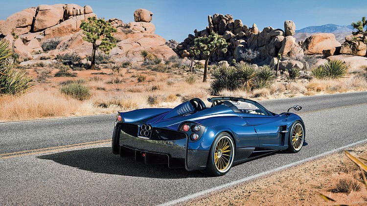 帕加尼 Huayra roadster 高清全屏壁纸