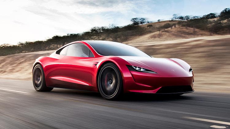 特斯拉 Roadster  高清全屏壁纸